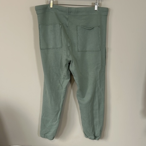 Frank and Eileen EAMON Jogger Sweatpant Green Triple Fleece Pant Sz M NEW - Picture 7 of 10